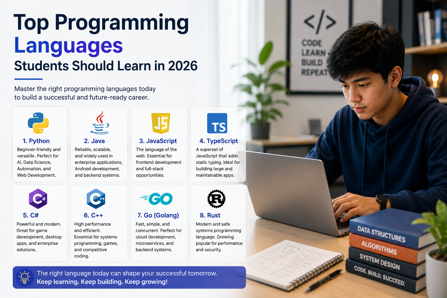 Top Programming Languages Students Should Learn in 2026