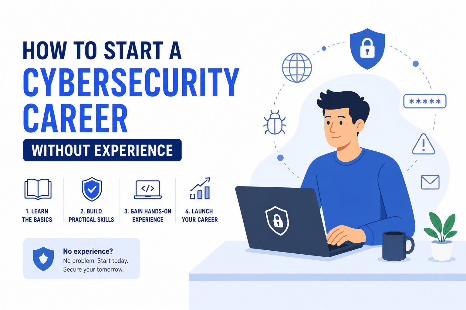 How to Start a Cybersecurity Career Without Experience