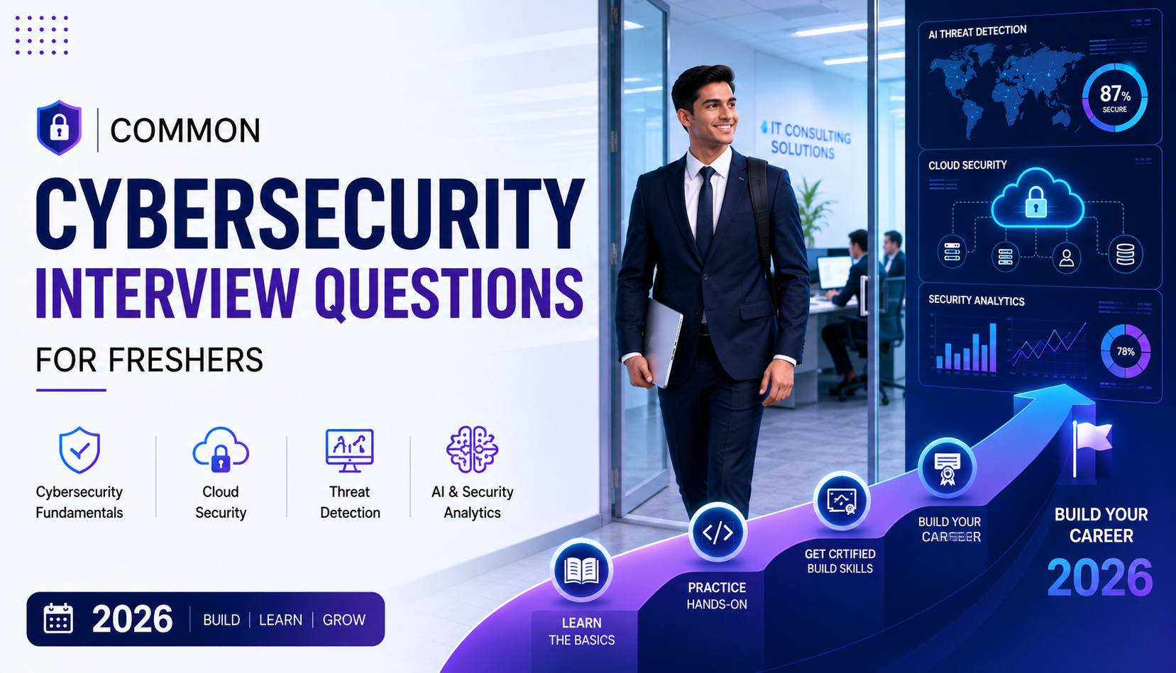 Common Cybersecurity Interview Questions for Freshers