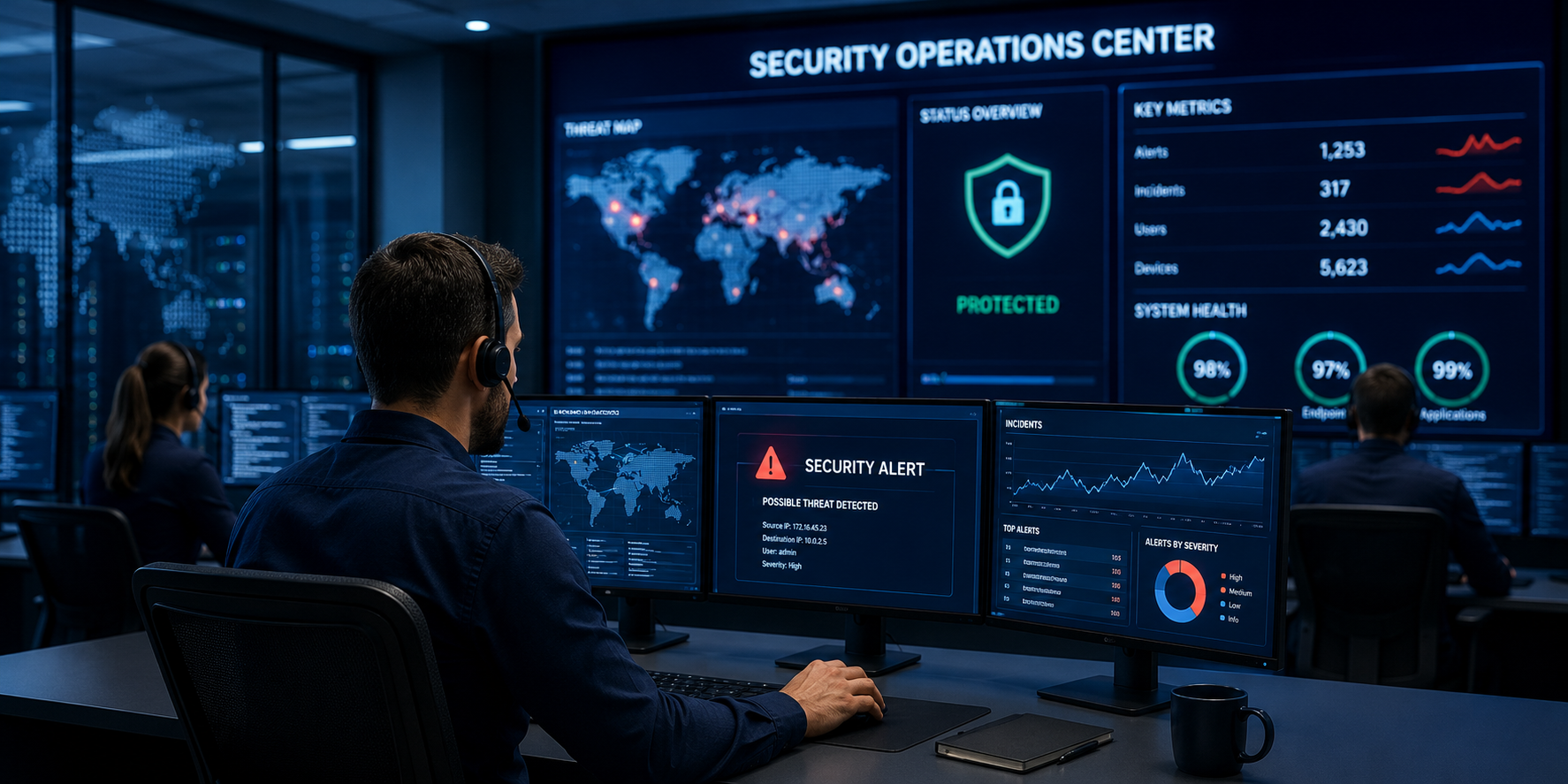 How Security Operations Centers (SOC) Protect Organizations