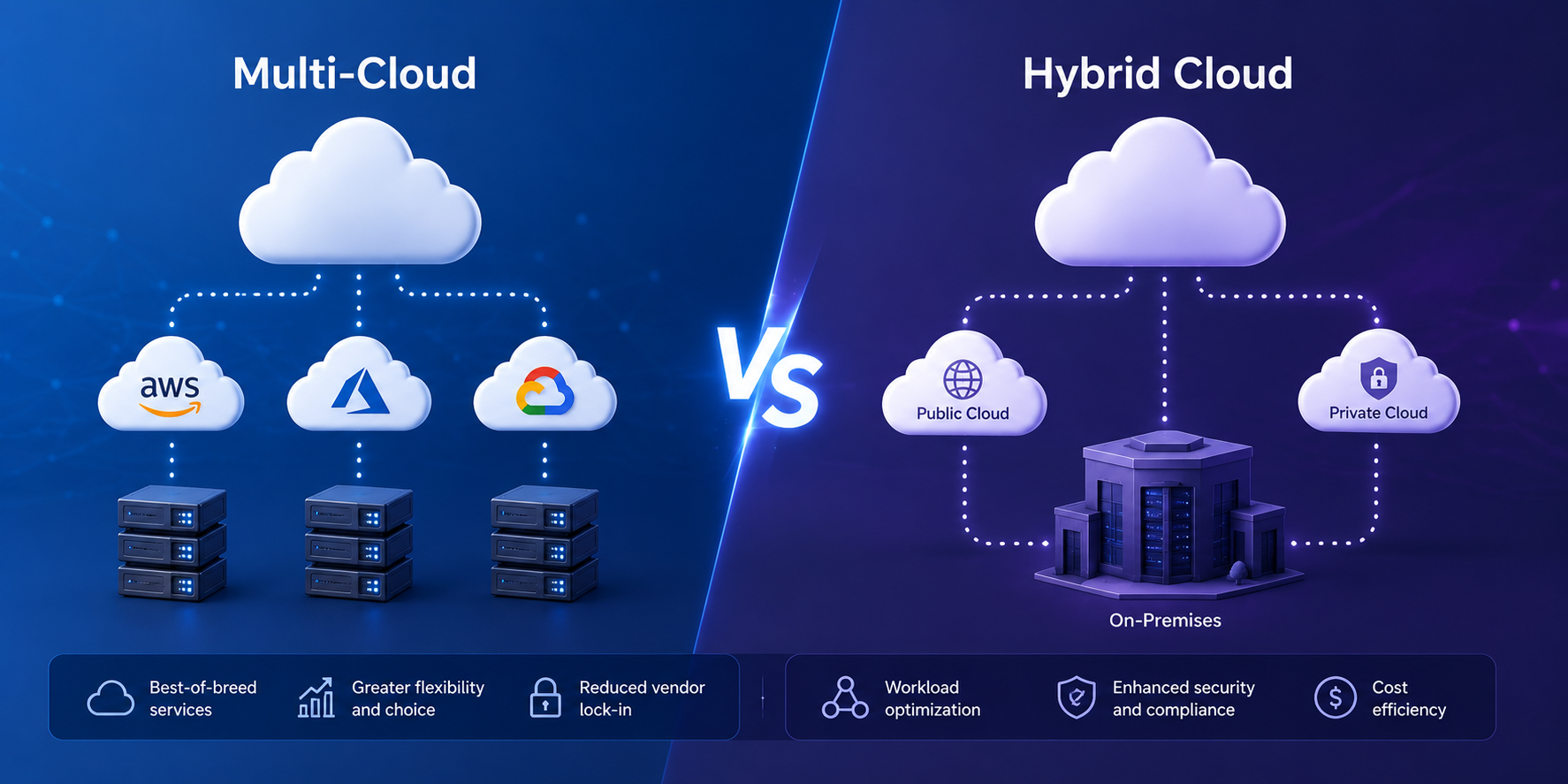 Multi-Cloud vs Hybrid Cloud: What Students Should Know