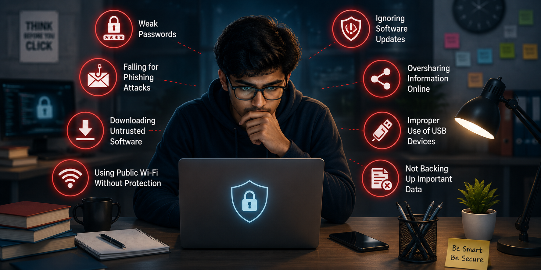 Common Cybersecurity Mistakes Students Should Avoid