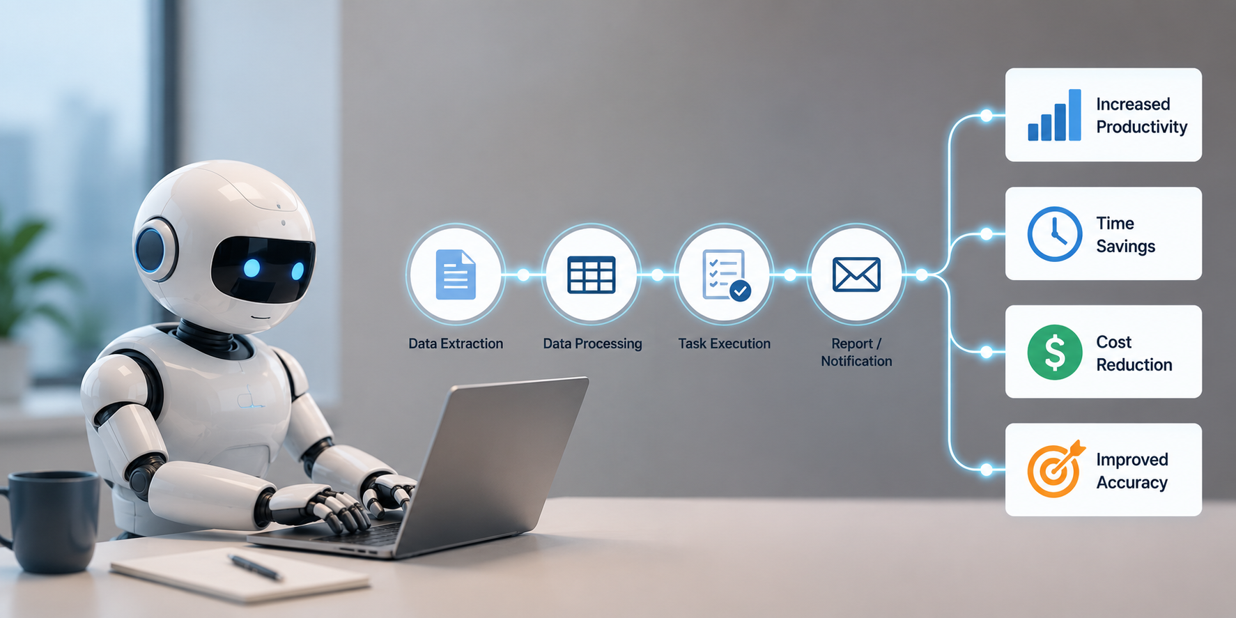 How Robotic Process Automation (RPA) Improves Business Efficiency
